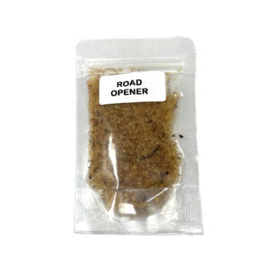 Shreyshti Ritual Bath Salt Road Opener, 50g stand able pouch, a combination of salts, fragrances and herbs for space clearing and cleansing, anoint candles and cleansing tools or crystals